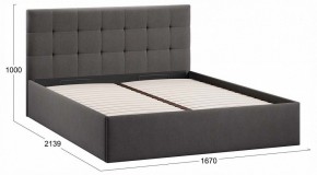 Кровать двуспальная Джоли с ПМ Тип 1 в Губахе - gubaha.ok-mebel.com | фото 4