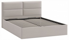 Кровать двуспальная Глосс с ПМ Тип 1 в Губахе - gubaha.ok-mebel.com | фото 2