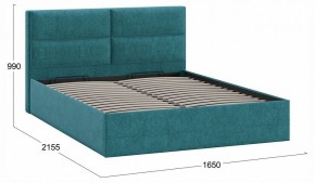 Кровать двуспальная Глосс с ПМ Тип 1 в Губахе - gubaha.ok-mebel.com | фото 4