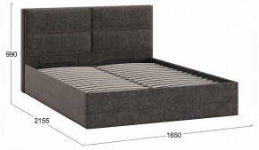 Кровать двуспальная Глосс с ПМ Тип 1 в Губахе - gubaha.ok-mebel.com | фото 4