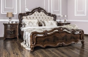 Кровать двуспальная Илона с мягким изголовьем (1800) караваджо в Губахе - gubaha.ok-mebel.com | фото 1
