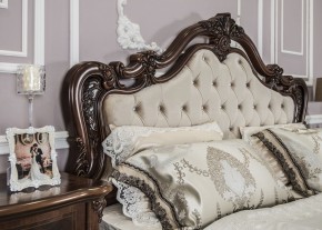 Кровать двуспальная Илона с мягким изголовьем (1800) караваджо в Губахе - gubaha.ok-mebel.com | фото 2