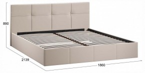 Кровать двуспальная Лора с ПМ в Губахе - gubaha.ok-mebel.com | фото 4