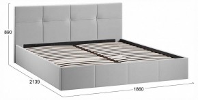 Кровать двуспальная Лора с ПМ в Губахе - gubaha.ok-mebel.com | фото 4