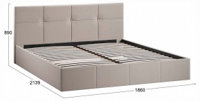 Кровать двуспальная Лора с ПМ в Губахе - gubaha.ok-mebel.com | фото 4