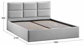 Кровать двуспальная Стелла с ПМ Тип 1 в Губахе - gubaha.ok-mebel.com | фото 3