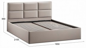 Кровать двуспальная Стелла с ПМ Тип 1 в Губахе - gubaha.ok-mebel.com | фото 4