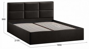Кровать двуспальная Стелла с ПМ Тип 1 в Губахе - gubaha.ok-mebel.com | фото 3