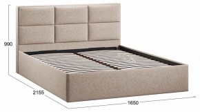 Кровать двуспальная Стелла с ПМ Тип 1 в Губахе - gubaha.ok-mebel.com | фото 2