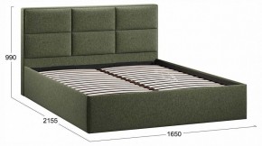 Кровать двуспальная Стелла с ПМ Тип 1 в Губахе - gubaha.ok-mebel.com | фото 4