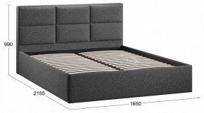 Кровать двуспальная Стелла с ПМ Тип 1 в Губахе - gubaha.ok-mebel.com | фото 4