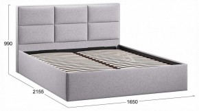 Кровать двуспальная Стелла с ПМ Тип 1 в Губахе - gubaha.ok-mebel.com | фото 4