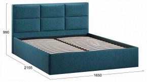 Кровать двуспальная Стелла с ПМ Тип 1 в Губахе - gubaha.ok-mebel.com | фото 4