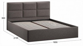 Кровать двуспальная Стелла с ПМ Тип 1 в Губахе - gubaha.ok-mebel.com | фото 4