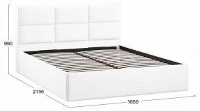 Кровать двуспальная Стелла с ПМ Тип 1 в Губахе - gubaha.ok-mebel.com | фото 4