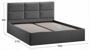 Кровать двуспальная Стелла с ПМ Тип 1 в Губахе - gubaha.ok-mebel.com | фото 4
