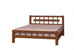 НАТАЛИ-5 Кровать из массива 900 (Орех) в Губахе - gubaha.ok-mebel.com | фото 1