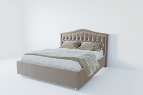 Кровать Калининград с ПМ 1600 (велюр светло-серый) в Губахе - gubaha.ok-mebel.com | фото 2