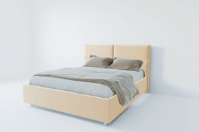 Кровать Корсика с ПМ 1200 (экокожа бежевая) в Губахе - gubaha.ok-mebel.com | фото 2