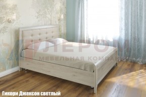 Кровать КР-2033 с мягким изголовьем в Губахе - gubaha.ok-mebel.com | фото