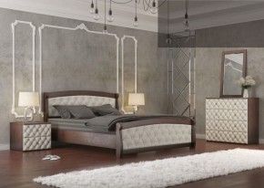 Кровать Магнат с мягкими спинками (1400*1900) в Губахе - gubaha.ok-mebel.com | фото