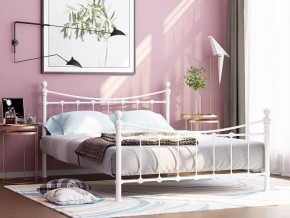Кровать металлическая "Эльда" Белый в Губахе - gubaha.ok-mebel.com | фото