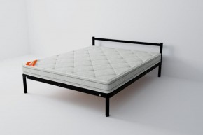 Кровать Мета с матрасом 800 (черный) в Губахе - gubaha.ok-mebel.com | фото 1