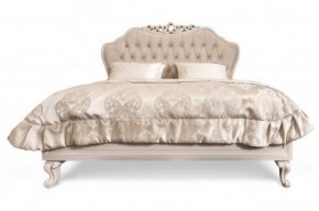 Кровать Мокко 1600 с мягким изголовьем + основание (бежевый) в Губахе - gubaha.ok-mebel.com | фото 2