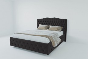 Кровать Нягань с ПМ 1200 (экокожа кольт ч) в Губахе - gubaha.ok-mebel.com | фото 2