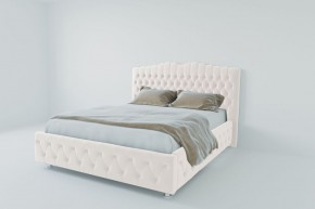 Кровать Нягань с ПМ 900 (экокожа белая) в Губахе - gubaha.ok-mebel.com | фото
