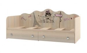Кровать для детской КР24 Париж в Губахе - gubaha.ok-mebel.com | фото 1