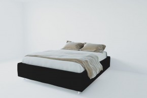 Кровать Подиум с ортопедическим основанием 800 (экокожа кольт ч) в Губахе - gubaha.ok-mebel.com | фото