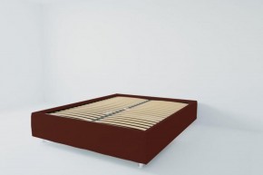 Кровать Подиум с ортопедическим основанием 800 (велюр бордо) в Губахе - gubaha.ok-mebel.com | фото 2