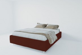 Кровать Подиум с ортопедическим основанием 800 (велюр бордо) в Губахе - gubaha.ok-mebel.com | фото 3