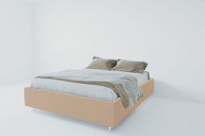 Кровать Подиум с ортопедическим основанием 800 (велюр светло-серый) в Губахе - gubaha.ok-mebel.com | фото