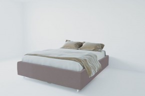 Кровать Подиум с ортопедическим основанием 800 (велюр темно-серый) в Губахе - gubaha.ok-mebel.com | фото