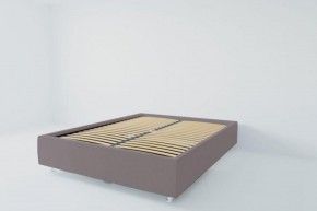 Кровать Подиум с ортопедическим основанием 800 (велюр темно-серый) в Губахе - gubaha.ok-mebel.com | фото 2