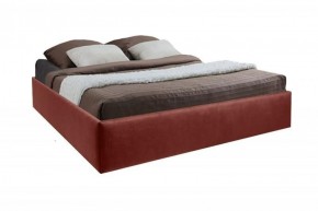 Кровать Подиум с ПМ 1400 (велюр бордо) в Губахе - gubaha.ok-mebel.com | фото 2