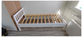Кровать полутораспальная Белая эмаль в Губахе - gubaha.ok-mebel.com | фото 2