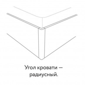 Кровать "Сандра" БЕЗ основания 1200х2000 в Губахе - gubaha.ok-mebel.com | фото 3