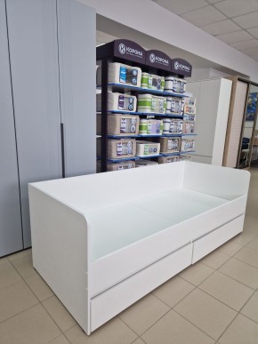 Кровать с 2 ящиками "Бьянко" 800х2000 в Губахе - gubaha.ok-mebel.com | фото 2