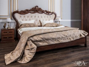 Кровать с мягким изголовьем Афина 1600 (караваджо) в Губахе - gubaha.ok-mebel.com | фото