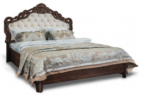 Кровать с мягким изголовьем "Патрисия", ламели (1600) караваджо в Губахе - gubaha.ok-mebel.com | фото