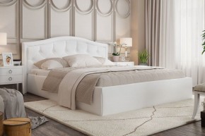 Кровать Стелла 1600 + ПМ (Vega white) Белый в Губахе - gubaha.ok-mebel.com | фото 1