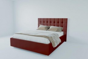 Кровать Венеция без основания 1400 (велюр бордо) в Губахе - gubaha.ok-mebel.com | фото