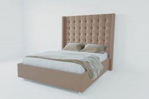 Кровать Венеция ЛЮКС без основания 800 (велюр серый) в Губахе - gubaha.ok-mebel.com | фото