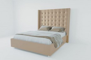 Кровать Венеция ЛЮКС без основания 800 (велюр светло-серый) в Губахе - gubaha.ok-mebel.com | фото