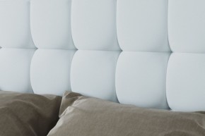 Кровать Венеция с ПМ 1400 (экокожа белая) в Губахе - gubaha.ok-mebel.com | фото 3