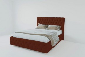 Кровать Версаль 1200 без основания (велюр бордо) в Губахе - gubaha.ok-mebel.com | фото