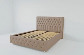 Кровать Версаль с ортопедическим основанием 800 (велюр серый) в Губахе - gubaha.ok-mebel.com | фото 2